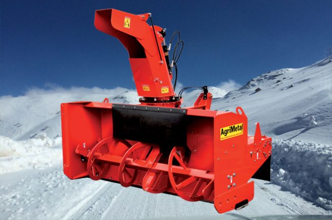 agrimetal max snow souffleuse à neige commerciale